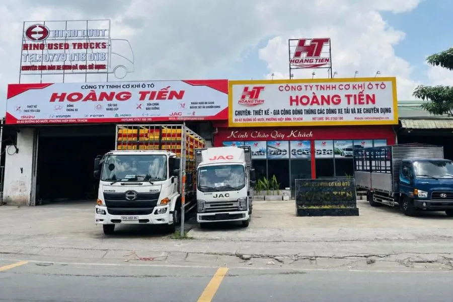 Xưởng Hoàng Tiến Auto – đóng thùng xe tải TP.HCM (ảnh 4)